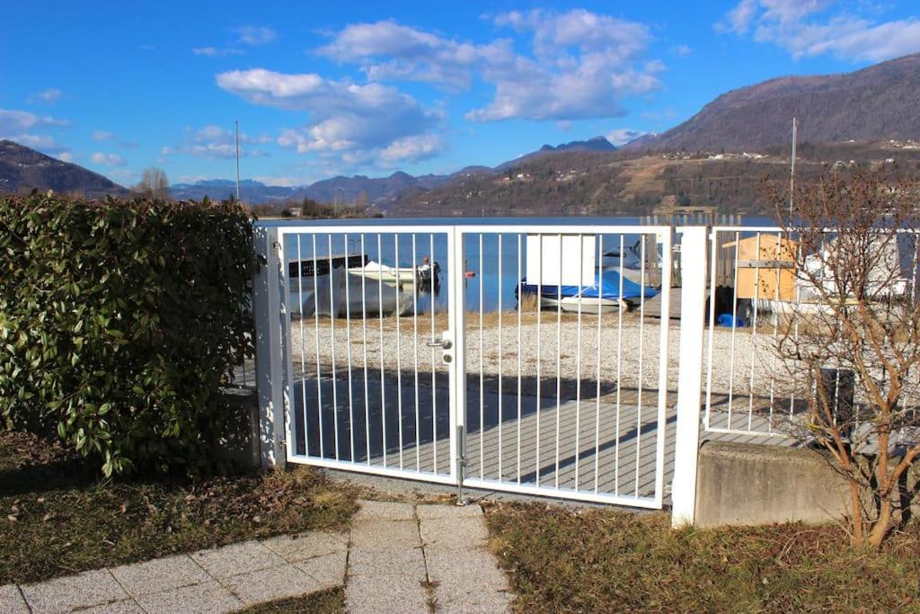 Fronte LagoResidencegarden, Moderno Appartamento Calceranica al Lago Exterior foto